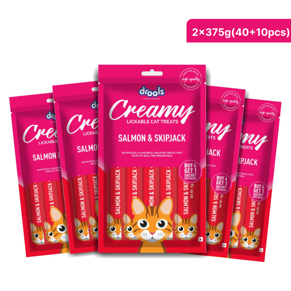 Drools Salmon & Skipjack Creamy Cat Treats