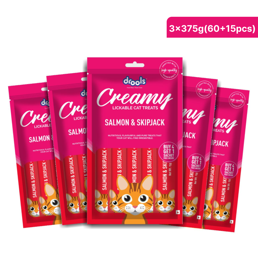 Drools Salmon & Skipjack Creamy Cat Treats