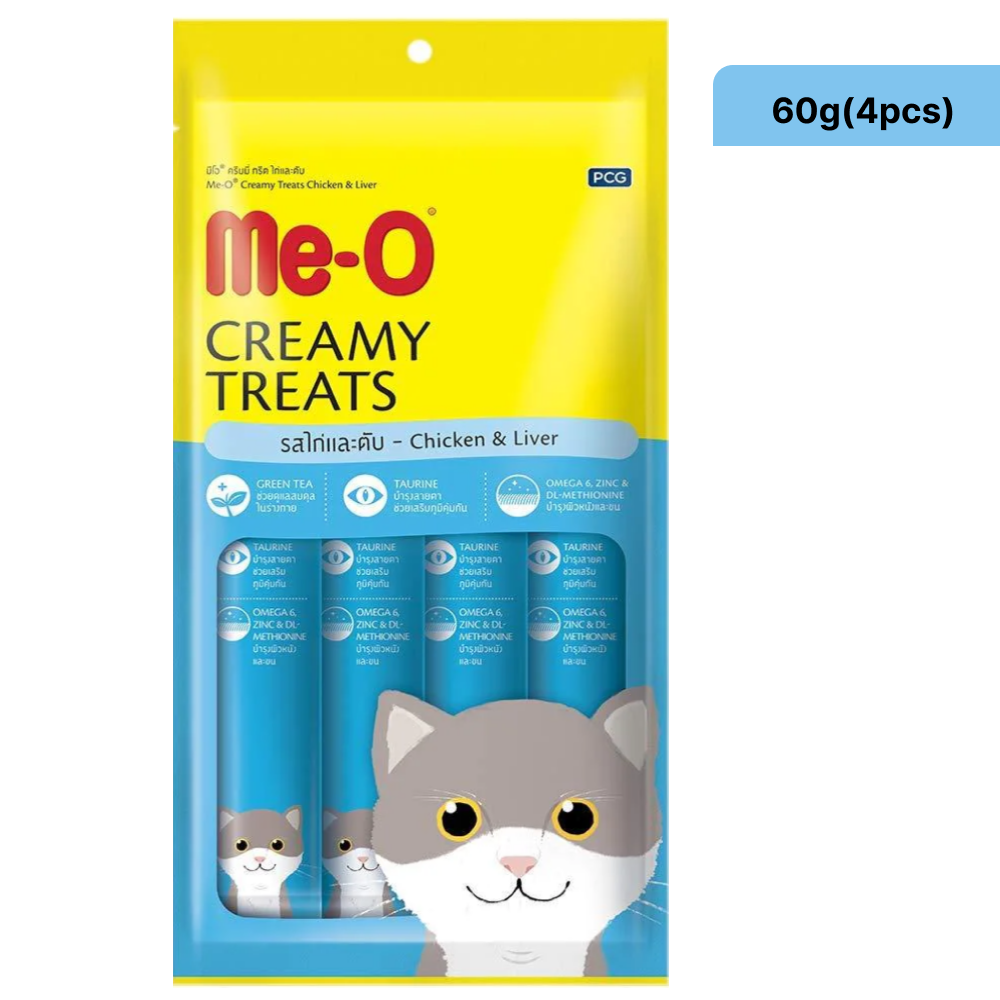 Me O Creamy Chicken & Liver Cat Treats (Limited Shelf Life)