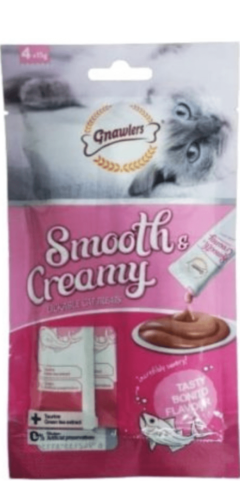 Gnawlers Bonito Flavour Creamy Cat Treats