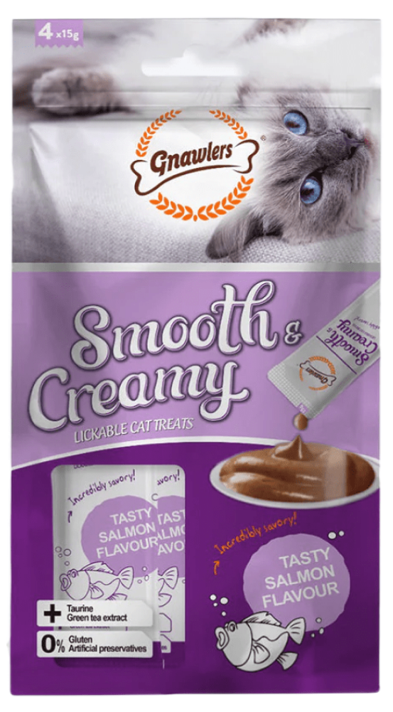 Gnawlers Salmon Flavour Creamy Cat Treats