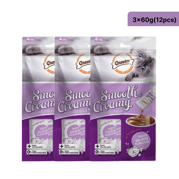 Gnawlers Salmon Flavour Creamy Cat Treats