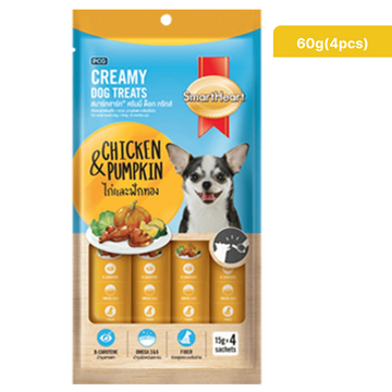 SmartHeart Chicken & Pumpkin Dog Creamy Treat