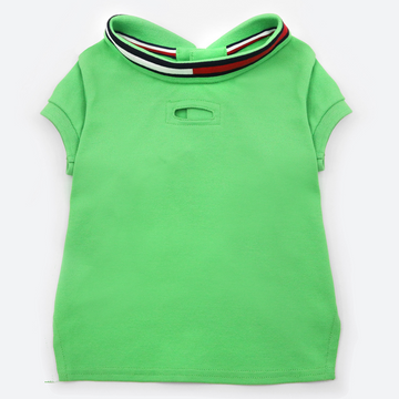 Tommy Hilfiger Flag Collar and Cluff Polo Tshirt for Dogs (Spring Lime)