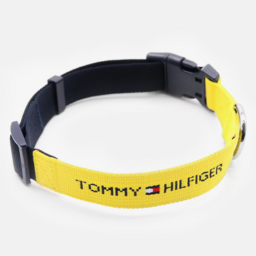 Tommy Hilfiger Webbing Collar for Dogs (Yellow)