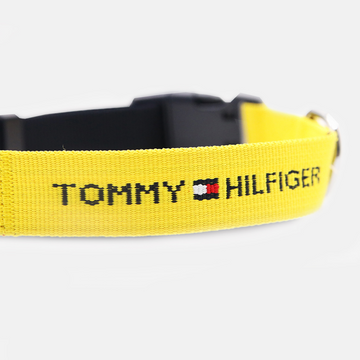 Tommy Hilfiger Webbing Collar for Dogs (Yellow)