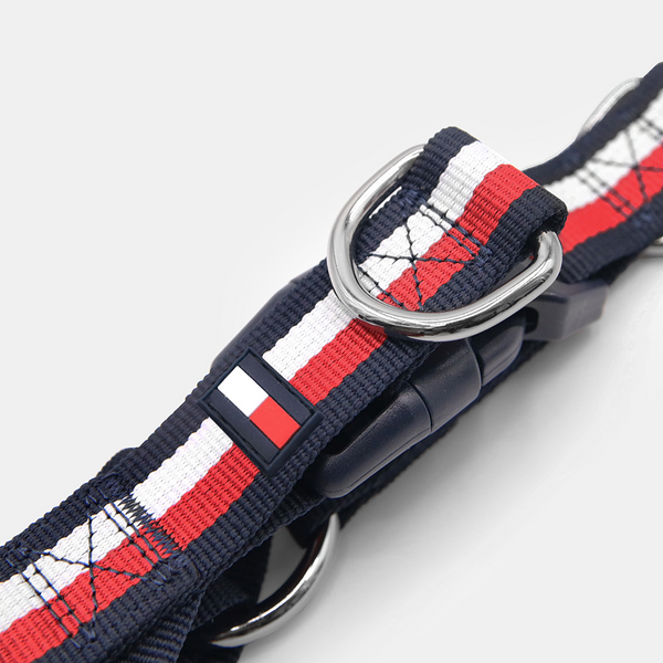 Tommy Hilfiger Blocked Harness for Dogs (Red/White)