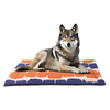 Kibbo Lightweight and Portable Mats for Dogs and Cats (Orange/Blue) Both-Bedding, Mats & Travel Supplies Kibbo