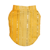 The Papaw Cartel Sunrise Koti Kurta Set with Mirror Embroidery for Dogs (Yellow)