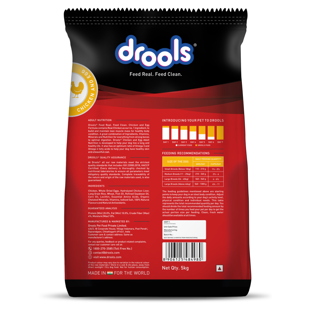 Drools Chicken and Egg Adult Dog Dry Food