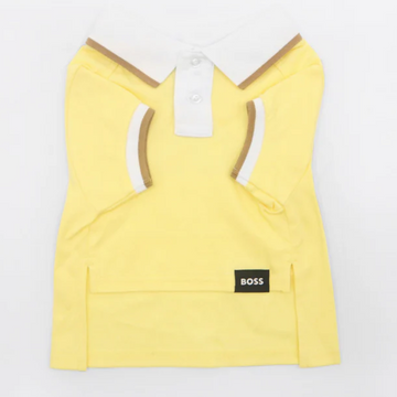 Boss Polo Tshirt for Dogs (Sandily Yellow)