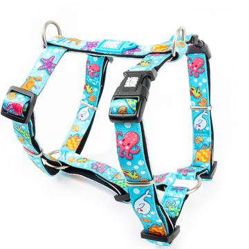 Max & Molly Blue Ocean Harness for Dogs (Blue)