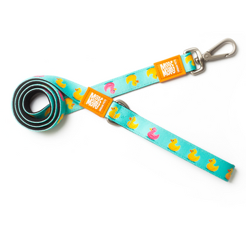 Max & Molly Ducklings Short Leash for Dogs (Blue)