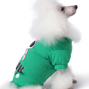 The Happy Lots Pet Halloween Tshirt for Dogs (Green)