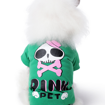 The Happy Lots Pet Halloween Tshirt for Dogs (Green)