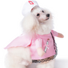 The Happy Lots Nurse Pet Costume for Dogs (Pink)