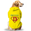 Pawsindia SuperDog Hoodie for Dogs (Yellow) Dogs-Clothing & Accessories Pawsindia Dropship XS