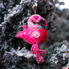Furry Tales Holly Day Gulabo Flamingo Handcrafted Charm Pet Parent-Gifting & Merch Furry Tales Dropship 4x2.6in