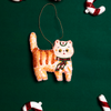Furry Tales Billo Under the Mistletoe Cat Handcrafted Charm Pet Parent-Gifting & Merch Furry Tales Dropship