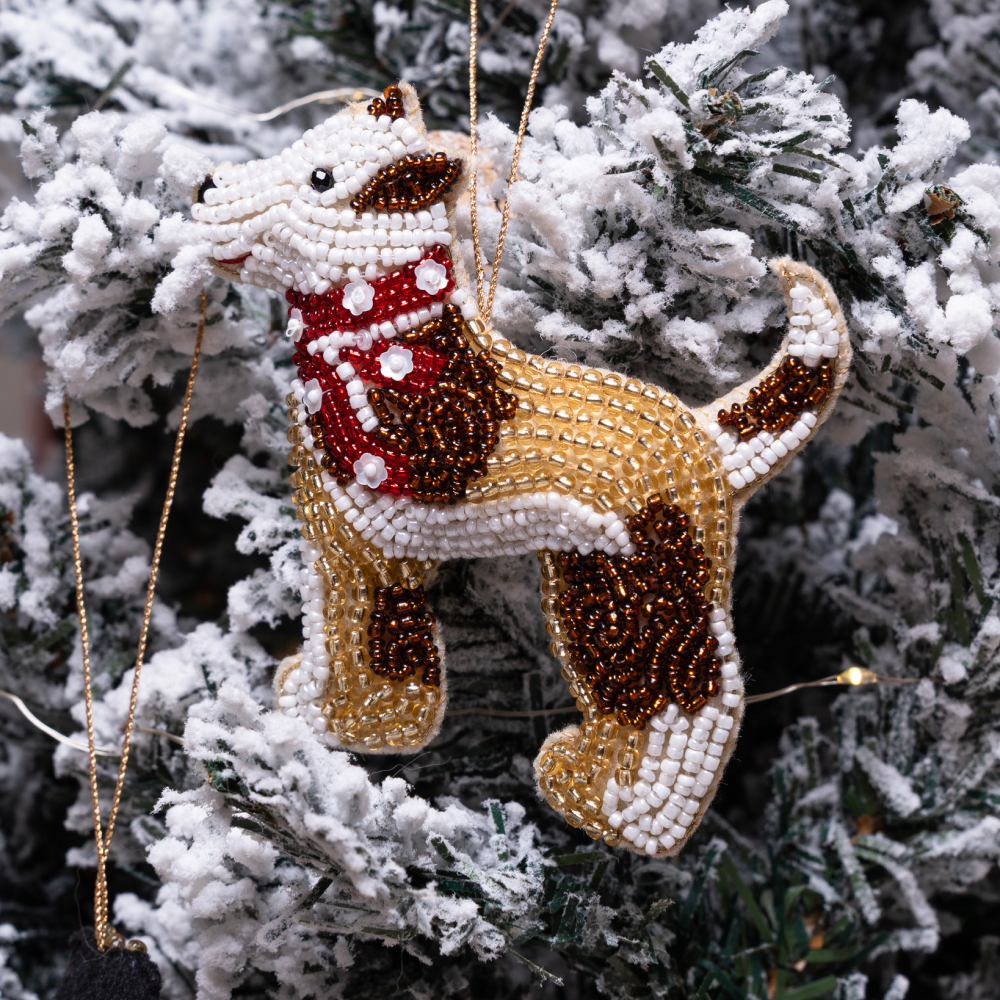 Furry Tales Rowdy Off to Party Indie Dog Handcrafted Charm Pet Parent-Gifting & Merch Furry Tales Dropship 4x3in