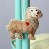 Furry Tales Sonpari Golden Retriever Handcrafted Charm Pet Parent-Gifting & Merch Furry Tales Dropship 3.5x4in