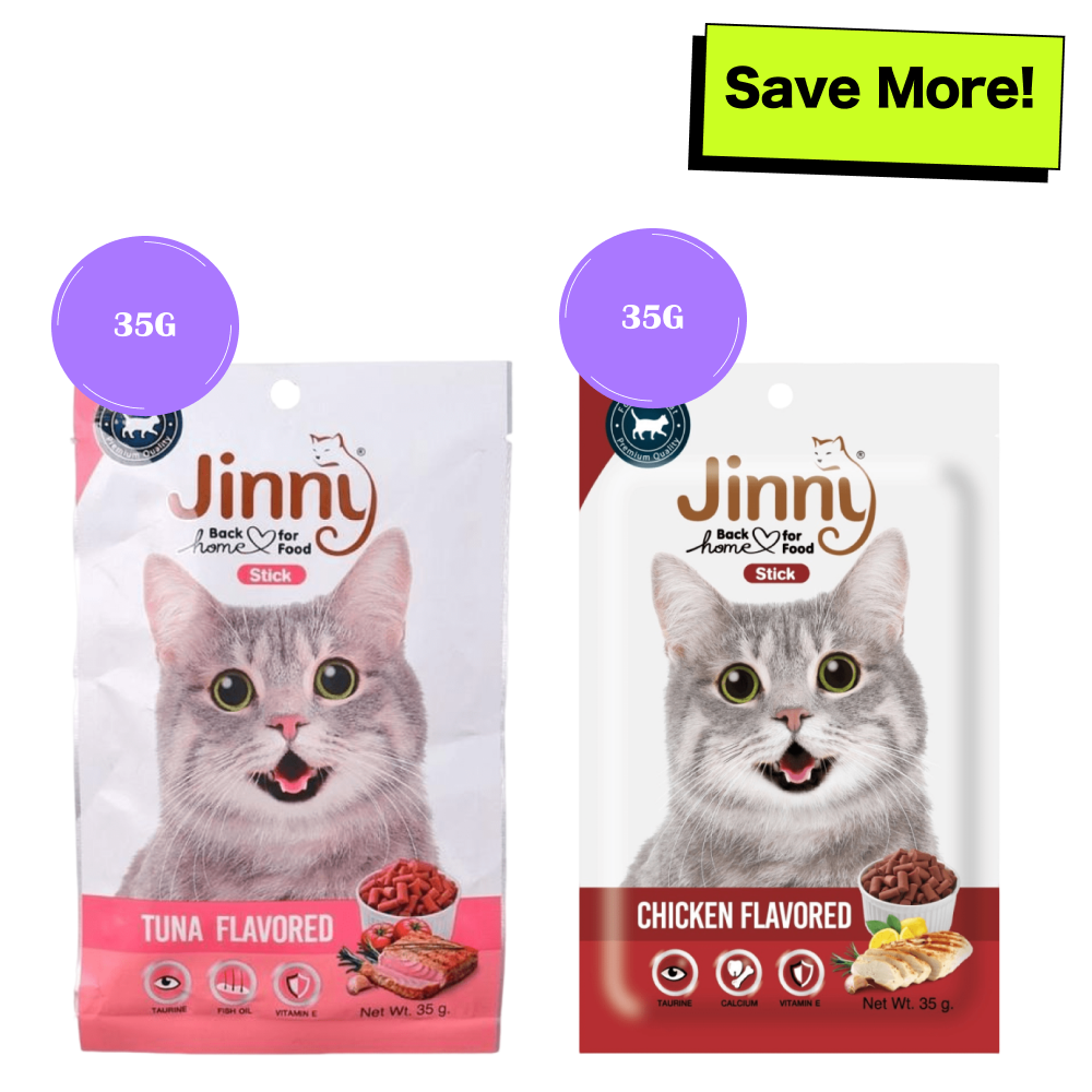 Jinny Tuna and Chicken Cat Treat Combo Cats-Treats & Others Jinny 35g+35g