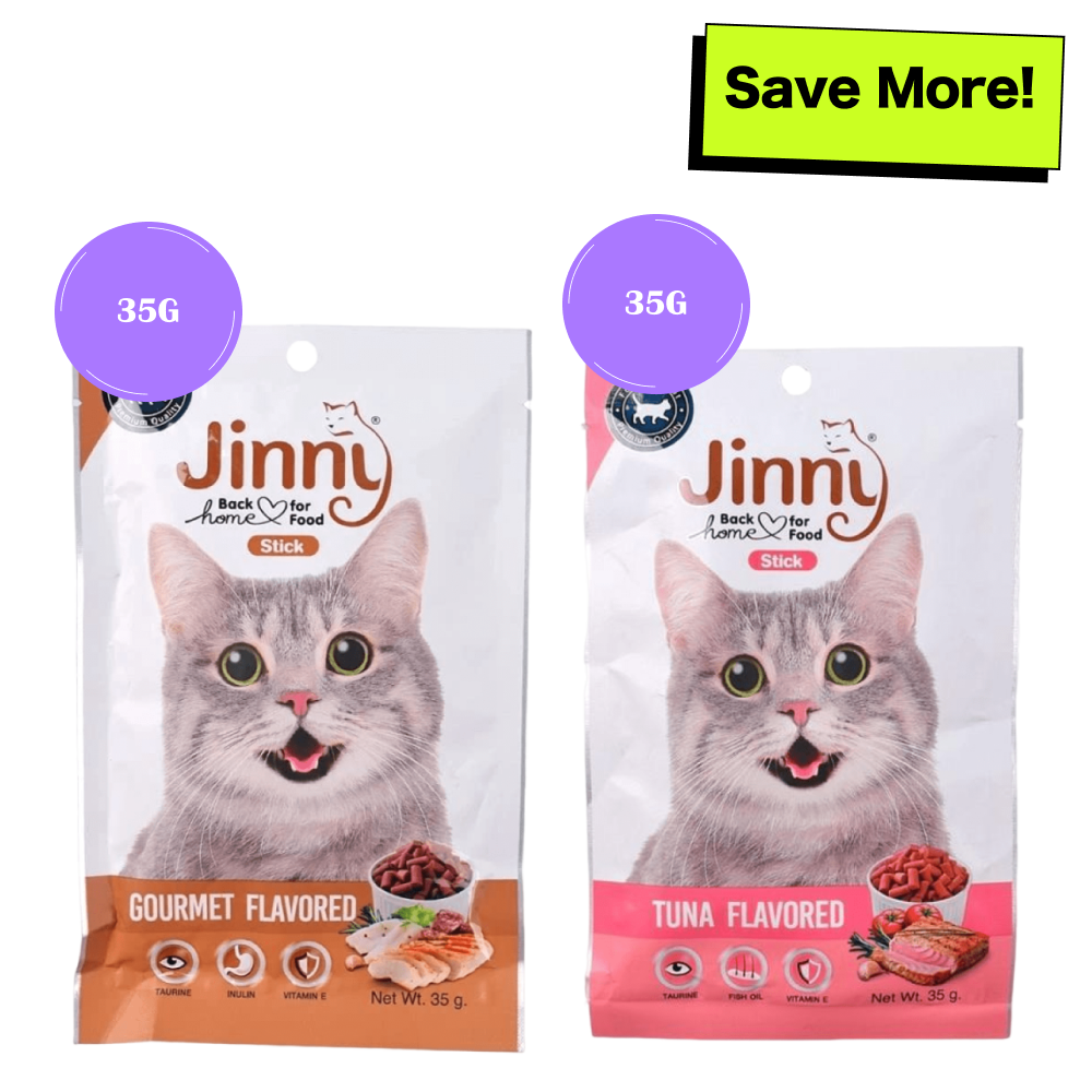 Jinny Gourmet and Tuna Cat Treats Combo Cats-Treats & Others Jinny 35g+35g