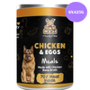 Dog Meal Chicken and Egg Meals Dog Wet Food Dogs-Wet Food Dog Meal 6x425g