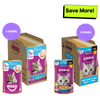 Whiskas Tuna in Jelly Meal and Ocean Fish Adult Cat Wet Food Combo Exclusive Combo Whiskas 14x80g + 14x80g