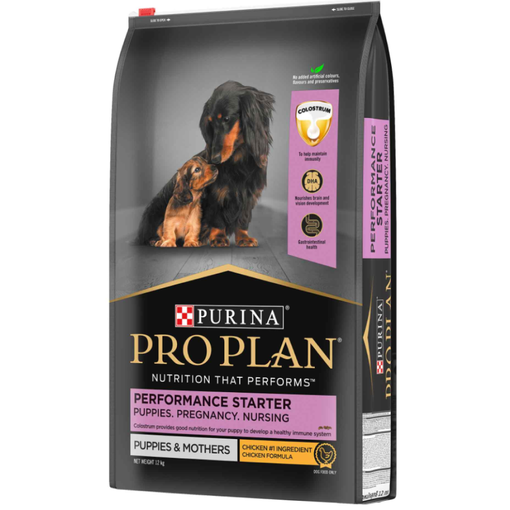 Purina Pro Plan Chicken Mother and Puppy Starter Dog Dry Food (New Improved Formula) Dogs- Dry Food Pro Plan 12kg