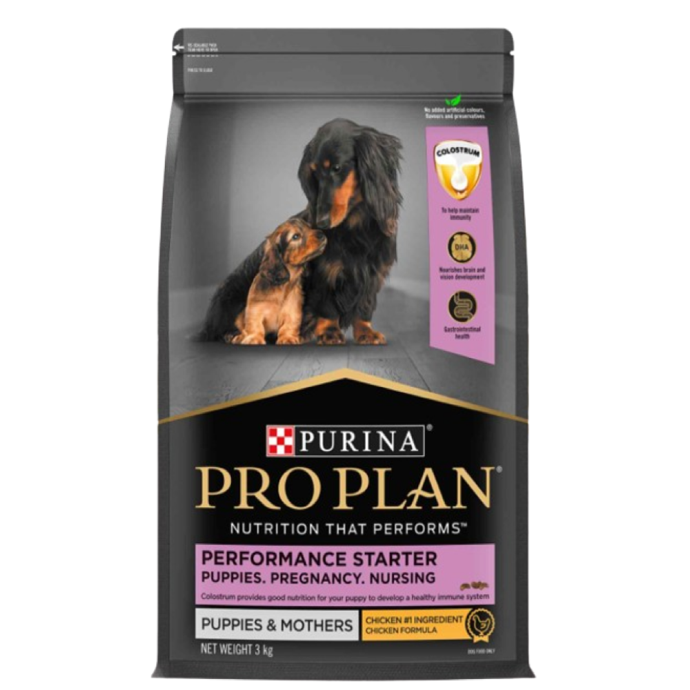 Purina Pro Plan Chicken Mother and Puppy Starter Dog Dry Food (New Improved Formula) Dogs- Dry Food Pro Plan 3kg