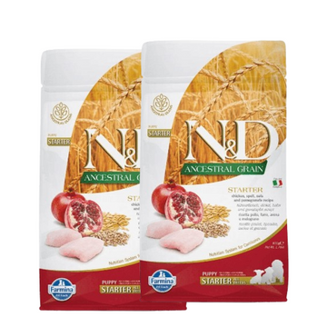 Farmina N&D Chicken & Pomegranate Ancestral Grain Starter Puppy Dog Dry Food