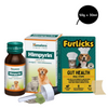 Furlicks Gut Health Supplement and Himalaya Himpyrin Anti Inflammatory & Pain Relief Drops Combo for Dogs and Cats Both-Health & Wellness Exclusive Combo 50g+30ml