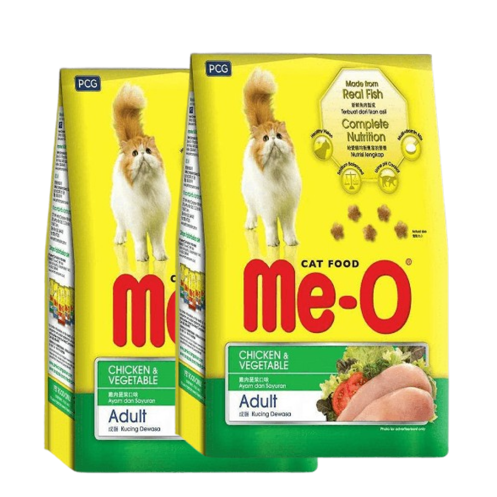 Me O Chicken and Vegetables Adult Cat Dry Food Cats- Dry food Me O 2.4kg (2x1.2kg)