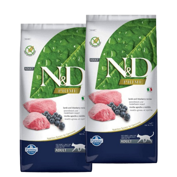 Farmina N&D Prime Lamb & Blueberry Grain Free Adult Cat Dry Food
