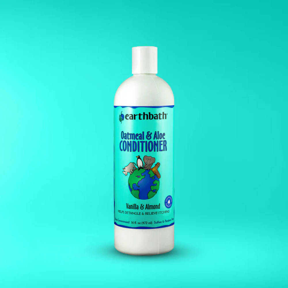 EarthBath Oatmeal & Aloe Conditioner Vanilla & Almond for Dogs and Cats