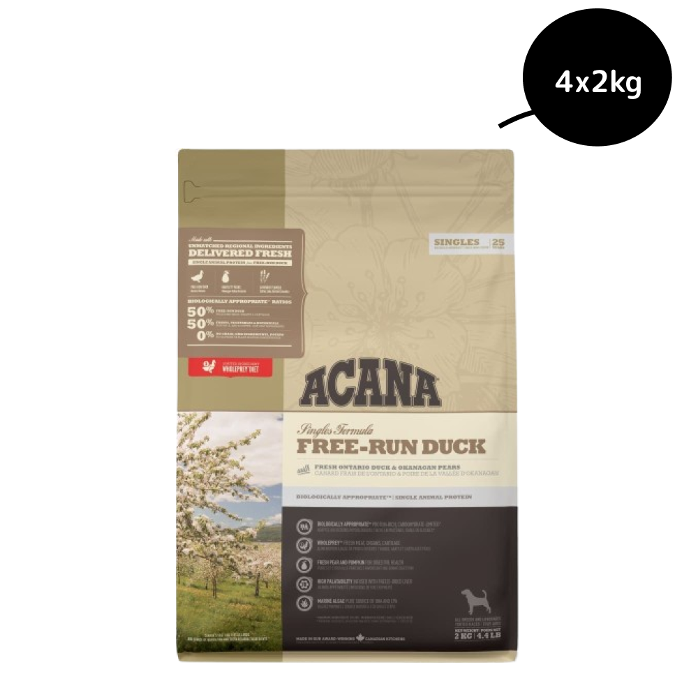 Acana Free Range Duck All Breeds Dog Dry Food