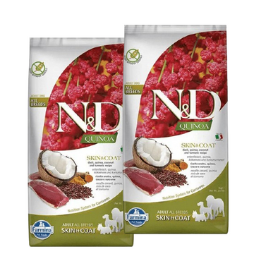 Farmina N&D Quinoa Duck Coconut & Turmeric Skin & Coat Grain Free Medium and Maxi Dog Dry Food