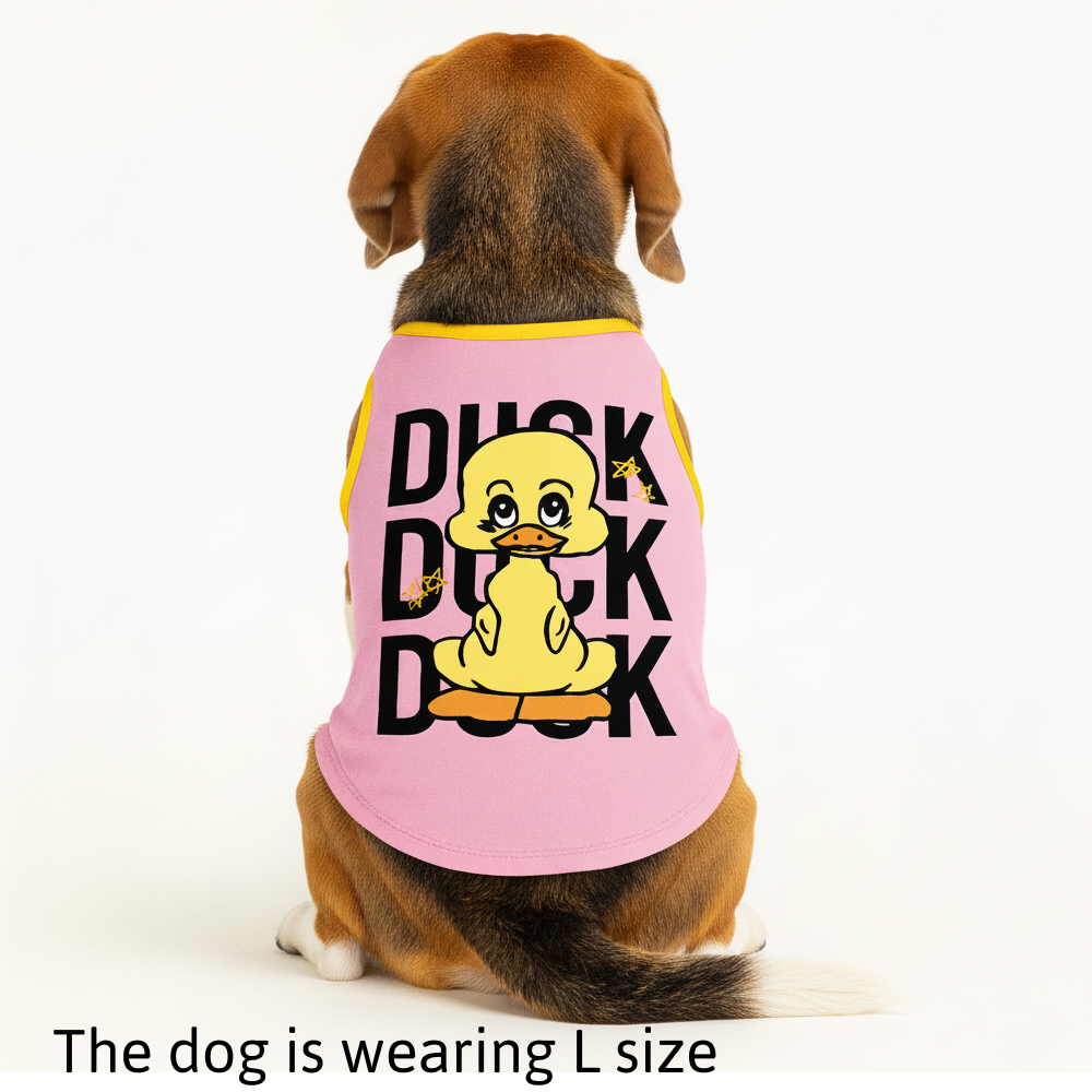 Skatrs Duck Duck Duck Cotton T shirt for Dogs and Cats Both-Clothing & Accessories Skatrs