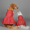 Skatrs Festive Mirror Lehenga for Cats and Dogs (Red) Both-Clothing & Accessories Skatrs
