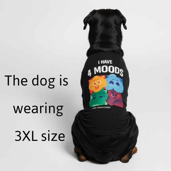Skatrs Moody Cotton T shirt for Dogs and Cats