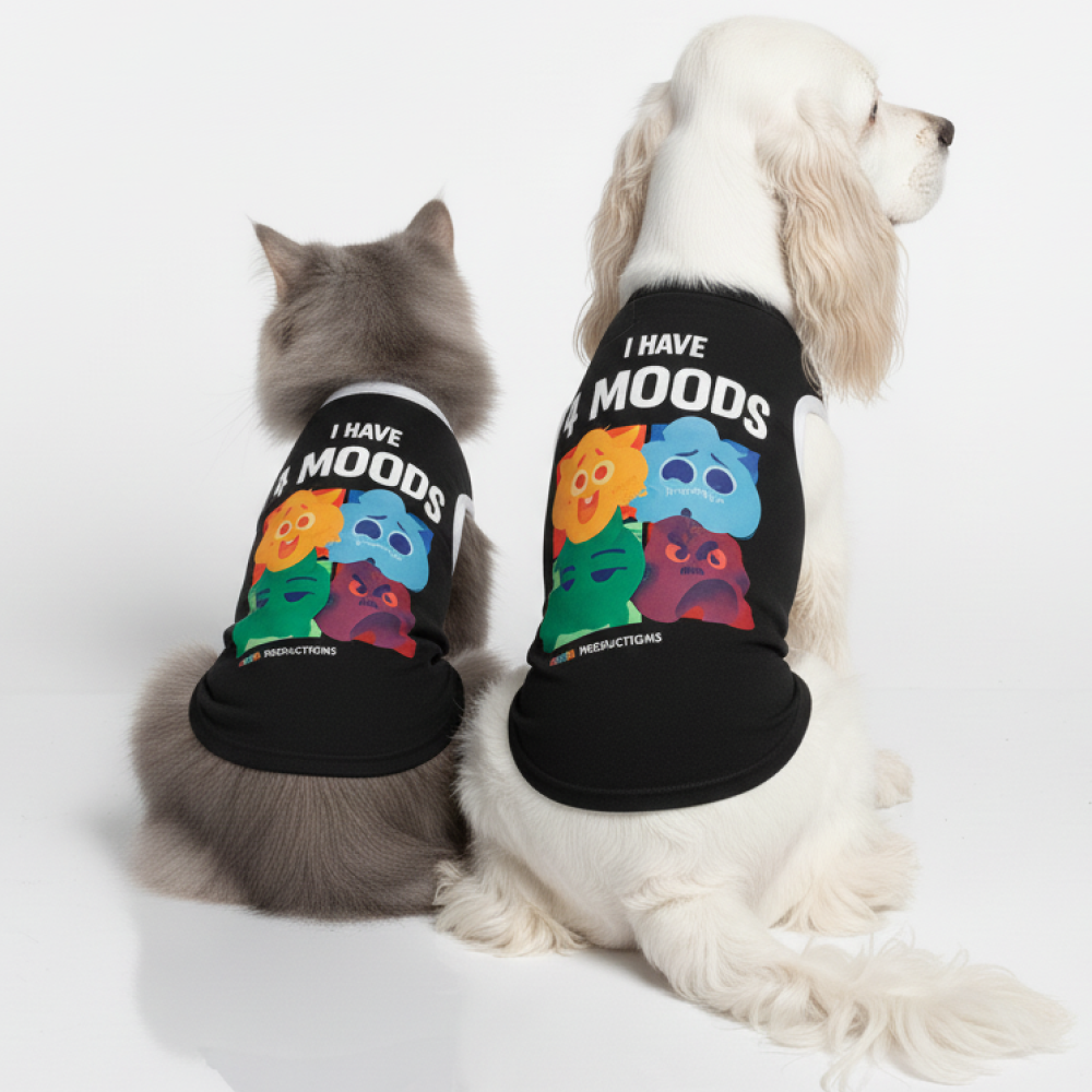 Skatrs Moody Cotton T shirt for Dogs and Cats Both-Clothing & Accessories Skatrs XS
