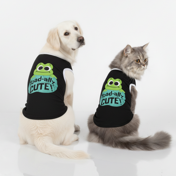 Skatrs Toadly Cute Cotton T shirt for Dogs and Cats