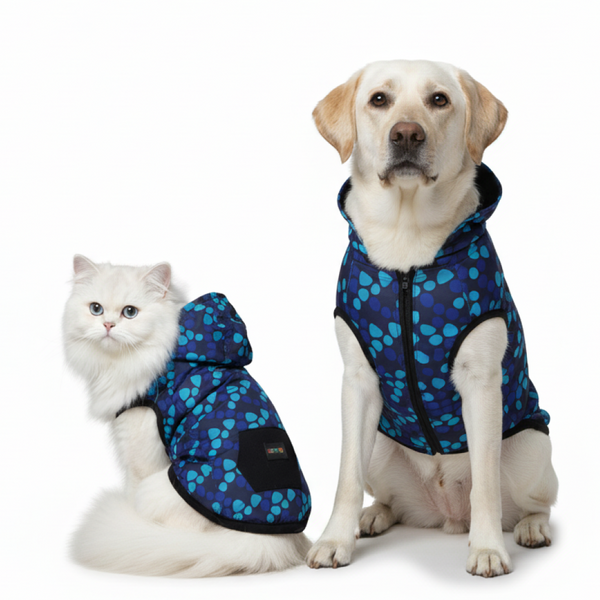 Skatrs Pebble Trio Breezy Vest for Cats & Dogs (Blue)