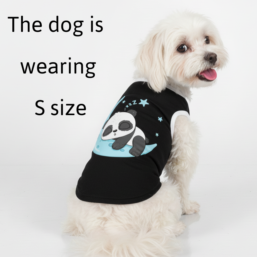 Skatrs Sleeping Panda Cotton T shirt for Dogs and Cats Both-Clothing & Accessories Skatrs
