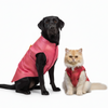 Skatrs Brocade Gold Printed Sherwani for Dogs and Cats (Pink) Both-Clothing & Accessories Skatrs
