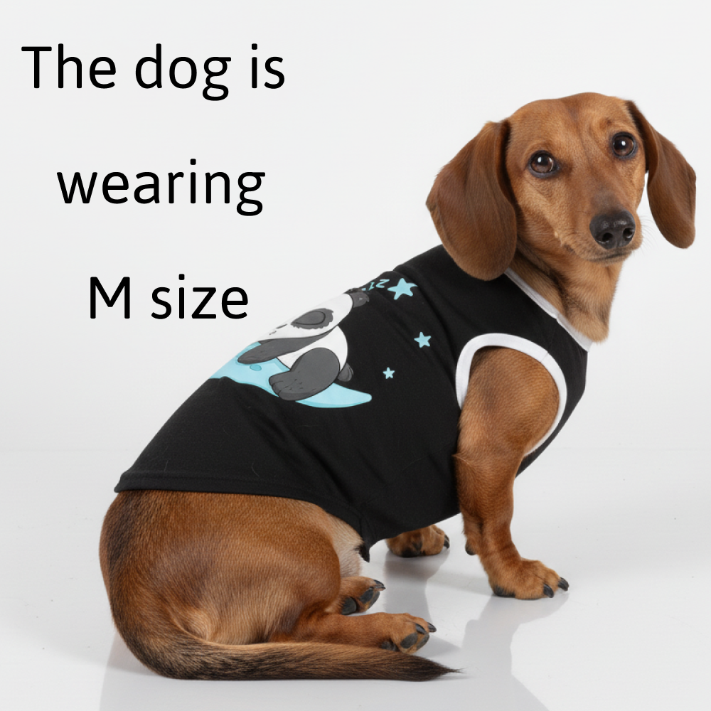 Skatrs Sleeping Panda Cotton T shirt for Dogs and Cats Both-Clothing & Accessories Skatrs