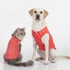 Skatrs All Hearts Printed Shirt for Dogs and Cats (Red) Both-Clothing & Accessories Skatrs L
