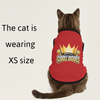 Skatrs Royal Cuddly Buddies Cricket Jersey for Dogs and Cats (Red) Both-Clothing & Accessories Skatrs