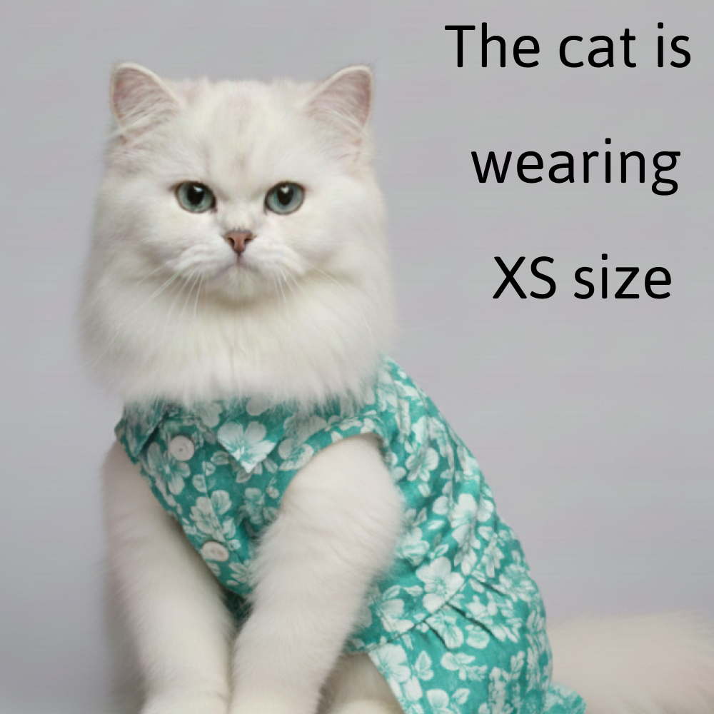 Skatrs Floral Grace Kurta for Dogs and Cats (Blue) Both-Clothing & Accessories Skatrs